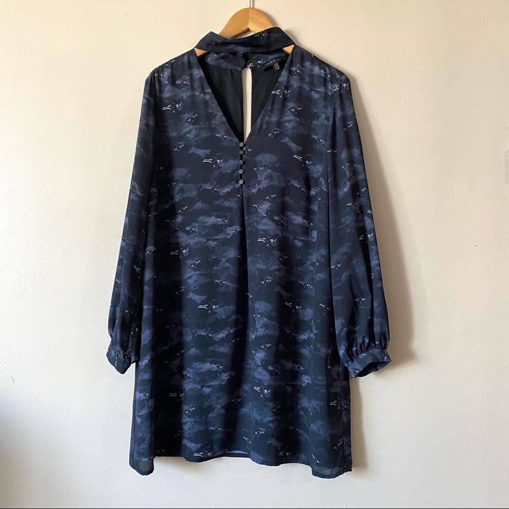 Forest Lily Babydoll Dress Long‎ Sleeves Sz 14